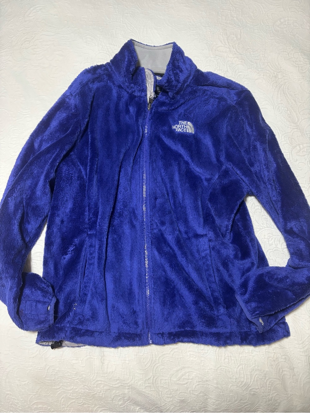 The North Face Royal Blue Plush Full-Zip Jacket
